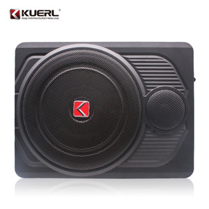 ซับวูฟเฟอร์ติดรถยนต์ KUERL ขนาด 10 นิ้ว 12V แบบบางพิเศษ ติดตั้งใต้เบาะ พร้อมช่องสัญญาณเสียงโมโน สำหรับระบบเสียงในรถยนต์ - Product Image 2
