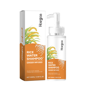 Hoegoa Anti-frisz Leave-In essenza di riso Shampoo per la riparazione del cuoio capelluto idratante idratante nutriente ed elastica - Product Image 1