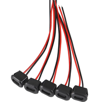 Typ-C Buchse 2-Pin USB-Anschluss Typ-C mit Buchse Schnellladebuchse Ladeanschluss USB-C Ladestecker