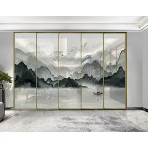 Duvar dekorasyonu için dekoratif seramik dijital baskı temperli cam