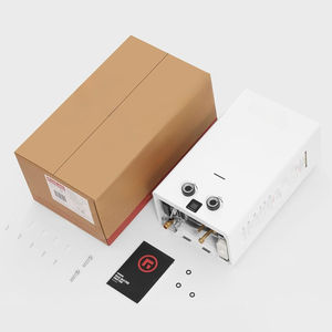 Scaldabagno Istantaneo a <span class=keywords><strong>Gas</strong></span> Naturale 11L/Min - Basso NOx, 20mbar, Display LED, Caldaia Istantanea a Metano Bianca per Uso Domestico - Product Image 6