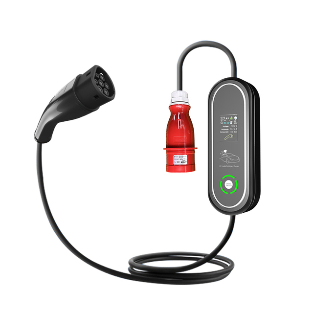 Portable New EV Charger 3.5kw 16A Type 2/Type 1 GBT IP55 CE TUV ROHS Certified AC Home Charging Station Adjustable Current 1