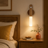 Lampe de remplissage LED, rechargeable par USB, avec détecteur de mouvement, magnétique, 3 couleurs, intensité réglable, mini lampe murale pour l'éclairage vidéo et les scènes intérieures