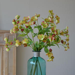 Nueva Llegada IJ048, Arreglo Floral Artificial de 15 Cabezas de Rosas de Seda para Decoración de Mesa del Hogar - Product Image 3