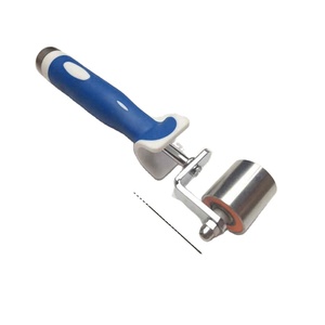 Stainless Steel <strong>Seam</strong> Flat Pressure <strong>Roller</strong> Double Bearing Deep Texture Hand Pressure <strong>Seam</strong> <strong>Roller</strong> <strong>Wallpaper</strong> Wall Covering Tool - Product Image 2