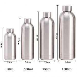 Botella de Agua Aislada al Vacío de Acero Inoxidable de 40 oz con Pajita para Gimnasio, Yoga y Ejercicio al Aire Libre - Product Image 2