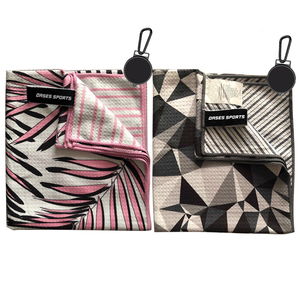 Toalla de Microfibra Premium Personalizada, Absorbente, de Doble Cara, con Estampado de Camuflaje, para Limpiar Palos de Golf - Product Image 4