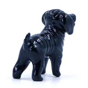 공장 직영 도매 수공예 유리 피규어 동물 강아지 제품 예술적인 사랑스러운 작은 강아지 유리 조각상 - Product Image 3