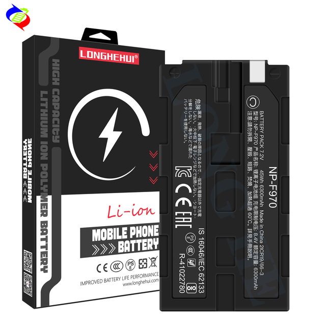 Brand New 6300mAh NP-F970 Battery for sony MC1500C 2500C HXR-NX100 NX3 198P