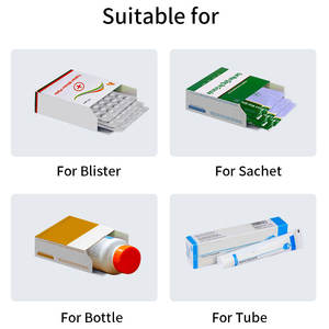 125 Karton/Min Voll automatische Blister platte Platte Sachet Tube Flasche Automatische Box Verpackung Karton ier maschine Zum Verkauf - Product Image 2