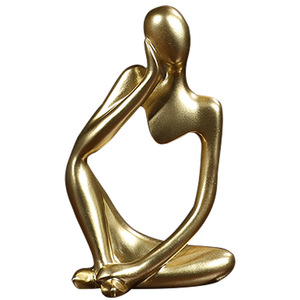 Mini Adorno de Resina, Estilo Nórdico, Personaje Abstracto, Artesanía, Decoración de Hogar de Lujo Ligero - Product Image 3