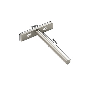 Thép Không Gỉ Nổi Kệ Chân Đế Trang Trí Nội Thất Khung Kim Loại Nickel Mạ Bằng Gỗ Bảng Kết Nối T-Hình Sửa Chữa Khung - Product Image 3