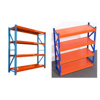 Étagère de rangement multi-niveaux réglable Gui Chang, métal thermolaqué 1000 kg, niveaux réglables en hauteur, facile à assembler