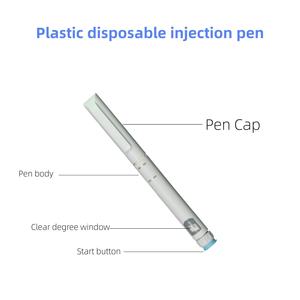 Cartuchos de 3 ml de Bajo <span class=keywords><strong>Precio</strong></span>, <span class=keywords><strong>Pluma</strong></span> de <span class=keywords><strong>Insulina</strong></span> Desechable de Plástico Multidosis, 60 UI - Product Image 3