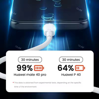 Vente directe d'usine, câble de charge rapide USB C haute performance pour téléphone