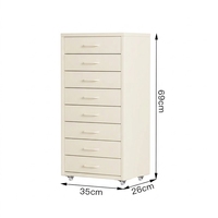 Meuble de classement vertical multi-tiroirs au design moderne, en acier, 8 tiroirs, rangement pour la maison et le bureau, armoire à tiroirs en métal