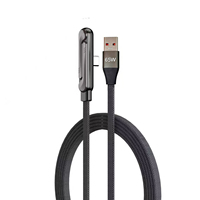 Câble USB-A vers Type-C 1,5 m 65 W à conducteur en cuivre pur, gaine en nylon, blindage par feuille, support de téléphone, pour iOS/ordinateur/imprimante – Vente Flash
