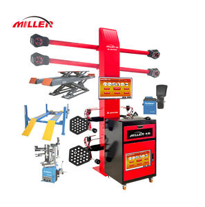 Máquina de Alineación de Automóviles <span class=keywords><strong>Digital</strong></span> de Alta Precisión, Alineación de Cuatro Ruedas <span class=keywords><strong>3D</strong></span> con 2 Monitores para Taller de Reparación de Automóviles con Elevador y Cambiador de Neumáticos - Product Image 1