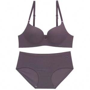 Phụ nữ liền mạch Áo ngực dropshipping cô gái thời trang đơn giản màu rắn đẩy lên không dây T-Shirt Áo ngực thoải mái - Product Image 4