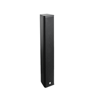 Sistema de altavoces activos montado en la pared con subwoofer de 4/8 pulgadas, altavoz de columna alimentado por carcasa metálica, sistema de sonido PA