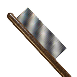 Peine para mascotas, peine para eliminar el pelo de perros y gatos, peine de madera maciza, limpieza y aseo, eliminación de pulgas, venta al por mayor. - Product Image 2