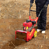 KATHER Mini désherbeur rotoculteur Désherbeur électrique Désherbeur multifonctionnel Machine à rouler Tondeuse à gazon Ferme Verger