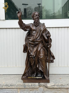 Metallo artigianato bronzo <span class=keywords><strong>Peter</strong></span> e Paul statua scultura religiosa in bronzo per la chiesa - Product Image 3