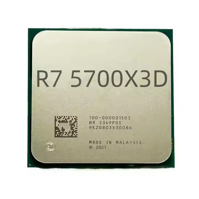 AMD for Ryzen 7 5700X 3D Processor 3.0GHz 8 Core 16 Threads Desktop CPU New & Used AM4 Socket R7 5700x 3D Brand