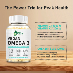 Oem Odm Vegan Omega 3 Softgels Further Enhances Bone Strength Improves Mood Further Enhances Bone Strength Softgels - Product Image 4