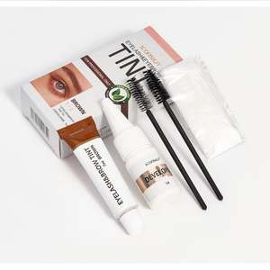 Enhanceurs de sourcils de couleur marron tache de sourcils teinté Gel de sourcils et teinte de <span class=keywords><strong>cils</strong></span> longue durée Kit de <span class=keywords><strong>teinture</strong></span> de <span class=keywords><strong>teinture</strong></span> de sourcils professionnel - Product Image 1