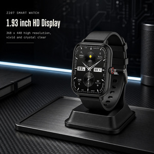 Montre connectée AMOLED à écran rectangulaire de 1,93 pouce, 368 x 448, couronne rotative, 123 modes sportifs, appels Bluetooth, oxymètre de <span class=keywords><strong>sang</strong></span>, Z207 - Product Image 3