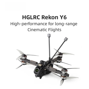 โดรน <span class=keywords><strong>HGLRC</strong></span> Rekon Y6 ขนาด 5 นิ้ว ระยะไกล FPV BNF 6S ELRS 2.4G รุ่น Y6 พร้อมระบบ GPS รองรับ DJI O4 Pro/Moonlight/O3/Analog VTX - Product Image 1
