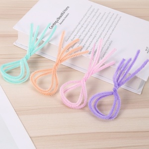 Bâtonnets torsadés multicolores style macaron TikTok Xiaohongshu, pour la création de jouets DIY pour enfants, en laine et bandes de laine en vrac - Product Image 4