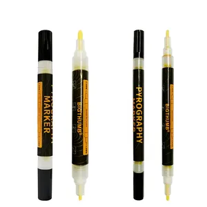 Scorch Marker Pro, Bút Đốt Gỗ Hóa Học Không Độc Hại-Bút Đánh Dấu Hai Mặt Nhạy Nhiệt Dùng Cho Gỗ Và Đồ Thủ Công