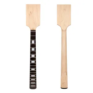 定制DIY吉他套件未完成的桨头颈部螺栓加拿大枫木电吉他颈部22品毛