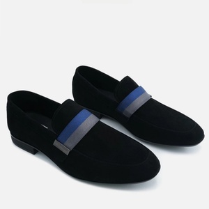 Chaussures Oxford en cuir véritable haut de gamme de style britannique pour hommes, à lacets, bout pointu, fabriquées à la main, imperméables, pour marié - Product Image 2