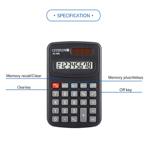 Mini kích thước nhỏ máy tính calculadora 8 chữ số sinh viên điện tử năng lượng mặt trời Tùy Chỉnh Mini Túi máy tính cho vật tư văn phòng - Product Image 4