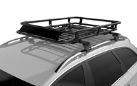 Übergroßer Stahl-Dachgepäckkorb für Schwerlast, Universell Passend für SUV, Pickup-Truck, Jeep, 100kg Tragkraft, Einfache Montage, Schwarz ROAHTRIP