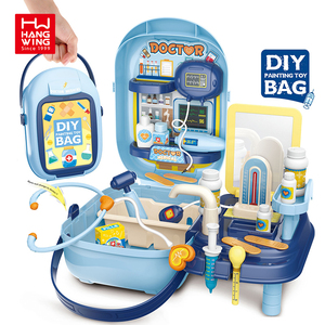 Juego de Juguetes de <span class=keywords><strong>Doctor</strong></span> HW TOYS, 37 Piezas con Maletín de Transporte, Juguetes Preescolares, Casa de Juegos para Niños - Product Image 1