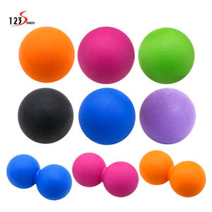 Alta calidad logotipo láser personalizado masaje duradero todo el cuerpo Yoga espalda silicona masaje bola Lacrosse bolas - Product Image 3