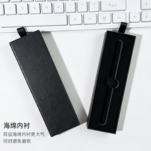 Custom <b>Pen</b> Gift <b>Box</b> Black Drawer Packaging Pull-out Design For Gel <b>Pens</b> Business Gifts Craft Use - Product Image 2