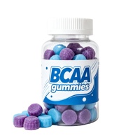 Gummies BCAA à croquer de qualité supérieure pour la récupération post-entraînement des adultes, avec un rapport BCAA 2:1:1 et de la vitamine B6, certifiées GMP, pour le soutien musculaire