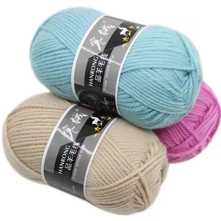Bobines de fil en laine mérinos, 90% fil importé du japon, bon marché, crochet, pour vêtements tricotés à la main