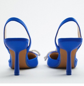 Zapatos de Tacón Alto con Lazo, Color Sólido, Moda, Estilo Sals 's Dew Baotou, Finos - Product Image 3