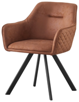Nouveau design bras populaire meubles de maison de luxe moderne chaise de salle à manger en velours nordique