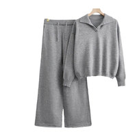 Ensemble Deux Pièces Décontracté de Vêtements d'Intérieur, Pull Ample à Manches Longues et Pantalon, Fabricants de Tenues pour Femmes
