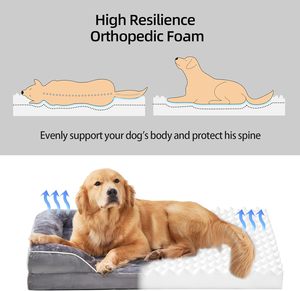 Famipet Fabricant Personnalisé Nouveau Design Luxe Confortable Rectangle Doux Lavable Pet Chiot Chat Chien Lit - Product Image 3