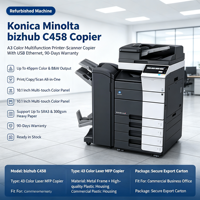 Photocopieur multifonction couleur A3 Konica Minolta Bizhub C458 reconditionné et entièrement testé |   Stock en gros, prêt à l'exportation, garantie de 90 jours