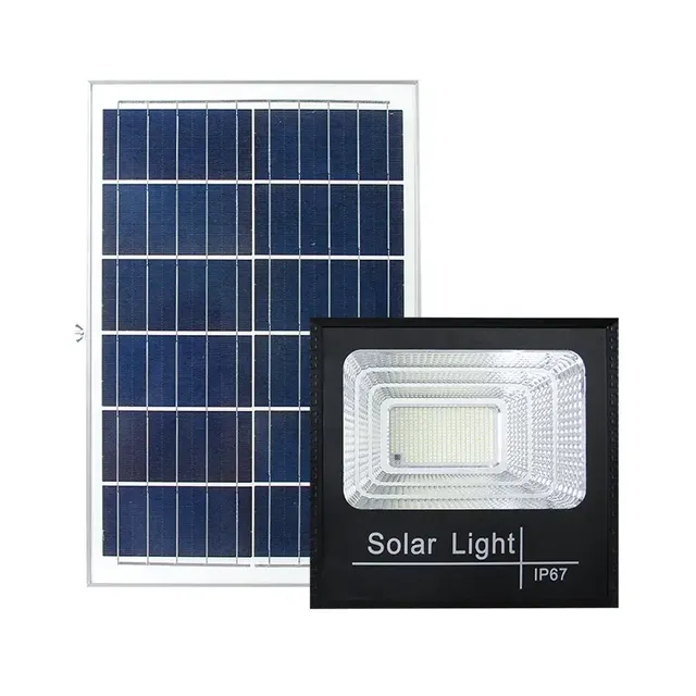 High Power Waterproof Led Solar Solar Flood Lights with Sensor Remote Controller for Garden Street Outdoor Places