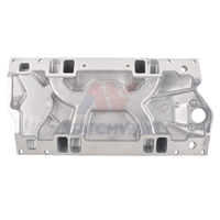 Collecteur d'admission double plan MATCHWAY neuf, 1500-6500 tr/min, en aluminium, bas profil, Vortec SBC, pour moteur Small Block Chevy 350 96-02, poli